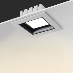 <span class=keywords><strong>LED</strong></span> empotrable de aluminio <span class=keywords><strong>cuadrado</strong></span> antideslumbrante 9W12W15W20W25W30W36W techo alto brillo iluminación interior alta calidad Downlights - Product Image 2