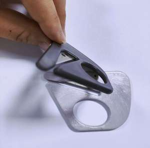 Venta directa de fábrica Abrecartas minimalista Suministros de <span class=keywords><strong>biblioteca</strong></span> Abrecartas con forma de anillo - Product Image 2