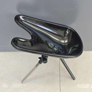 <span class=keywords><strong>Bac</strong></span> à shampoing en plastique noir pour chaise de barbier, plateau de <span class=keywords><strong>lavage</strong></span> de cheveux, équipement de salon, outils de coiffeur - Product Image 2