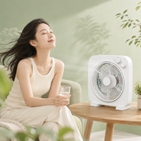 Ventilateur de table 12 pouces blanc avec câble électrique, vente en gros OEM/ODM Guangzhou, Chine