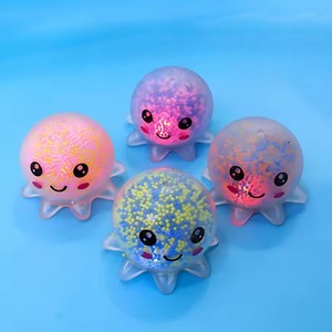 Juguete Antiestrés de Pulpo Luminoso con Burbujas, Pelota Sensorial para Aliviar el Estrés, Regalo para Niños - Product Image 2