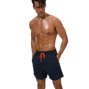 กางเกงขาสั้นชายหาดแบบลำลองสำหรับผู้ชายกางเกงขาสั้นซับเหงื่อแบบสี่ทิศทางกางเกงขาสั้นยาวถึงเข่าเอวปานกลางทำจากโพลีเอสเตอร์ออกแบบได้ตามต้องการสำหรับฤดูร้อน - Product Image 5