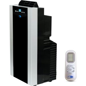 Whynter Portable Air Conditioner 14000 Btu Dual Hose Dehumidifier Cooling Fan PlatinumBlack 51dB for 500 Sq Ft Rooms - Product Image 1