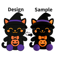 Jouet en peluche personnalisé personnalisé Halloween chat en peluche citrouille poupée en peluche doux personnalisé OEM Festival cadeau pour la promotion de la marque