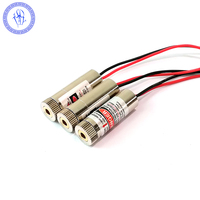 Faisceau de points semi-conducteur réglable, tête de Module Laser rouge 5mW 650nm 5V