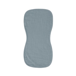 Maydow Solid Color Organic Cotton 6 Layers <b>Muslin</b> Burp Bib Super Soft Bib <b>Baby</b> Cotton Burp <b>Cloths</b> - Product Image 1