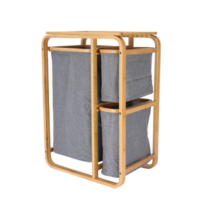Bamboo <strong>Wood</strong> <strong>Laundry</strong> Hamper Organize Bamboo <strong>Laundry</strong> <strong>Basket</strong> - Product Image 3