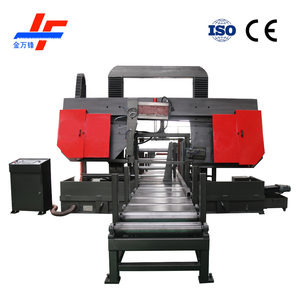 Scie à ruban automatique à colonne <span class=keywords><strong>portique</strong></span> GS800, guidage linéaire, écran tactile PLC, pour la découpe de tuyaux et de profilés (capacité max. 800*800mm) - Product Image 1