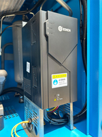 Compresseur d'air à vis industriel silencieux sans huile refroidi par air, fabriqué en Chine, 7,5 kW, 15 kW, 20 kW, 380 V, garantie 2 ans sur le moteur et les roulements