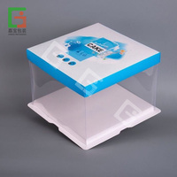 Emballage JIABAO en plastique blister PET transparent pour aliments, boîte à gâteau, conteneur