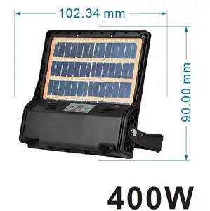 सौर बाढ़ लाइट फैक्ट्री की कीमत एक जलरोधी बाढ़ लाइट में सौर प्रकाश की दो ओर से सौर प्रकाश व्यवस्था
