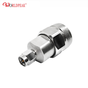 Adaptador de acero inoxidable RF Conector coaxial de alta frecuencia Adaptador de prueba 18G N Macho/<span class=keywords><strong>Jack</strong></span> a convertidor coaxial de enchufe de 3,5mm - Product Image 3