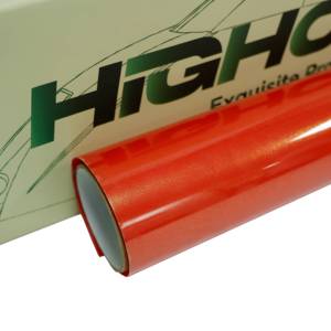 "HighCool, venta al por mayor, película de vinilo Diamond Golden Orange Car Wrap con superficie brillante, protección UV y resistente a los arañazos" - Product Image 3