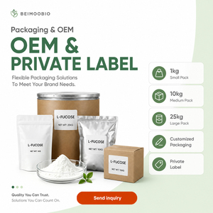 <span class=keywords><strong>Polvo</strong></span> de L-Fucose 99% <span class=keywords><strong>para</strong></span> la Síntesis de HMO Recombinantes, Precursor de 2-FL, Materia Prima <span class=keywords><strong>para</strong></span> Fórmula Infantil, Suministro a Granel - Product Image 4