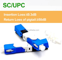 Conector Rápido de Fibra Óptica de Mejor Rendimiento, Empalme en Frío de Montaje Rápido SC UPC APC PC ST FC LC SM MM, Cable de Bajada FTTH Preincrustado Impermeable