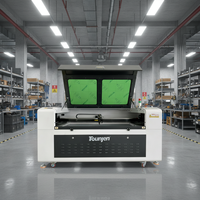 Máquina de Corte y Grabado Láser CO2 de Alta Precisión, Controlador CNC Ruida, Corte de Materiales No Metálicos, Refrigeración por Agua, Madera, Papel, Archivos DST