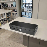 Boîte à argent avec plateau et serrure à clé, comptage et tri automatiques, en ABS, pour usage de bureau