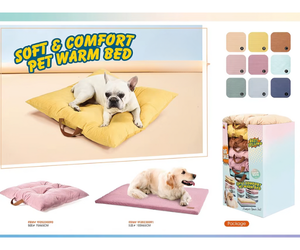 Кровать для домашних животных, лидер продаж, 500000 шт., ящик для собак, матрас, товары для домашних животных, мягкая полосатая ткань, дешевая подушка для собак - Product Image 2