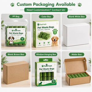 Sacchetti Biodegradabili Personalizzati per Escrementi di Animali Domestici, Resistenti agli Strappi e Facili da Aprire, Sacchetti in Plastica Extra Spessi e Impermeabili - Product Image 5