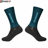 Chaussettes de sport Darevie personnalisées en fibre athlétique, anti-transpiration, séchage rapide, pour course à pied en extérieur, accessoires de cyclisme