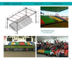 Asientos para Estadios de Fútbol al Aire Libre, Gradas para Canchas de Fútbol, Bancos con Andamios, Sillas para Gradas, Asientos para Tribunas de Estadios - Product Image 3