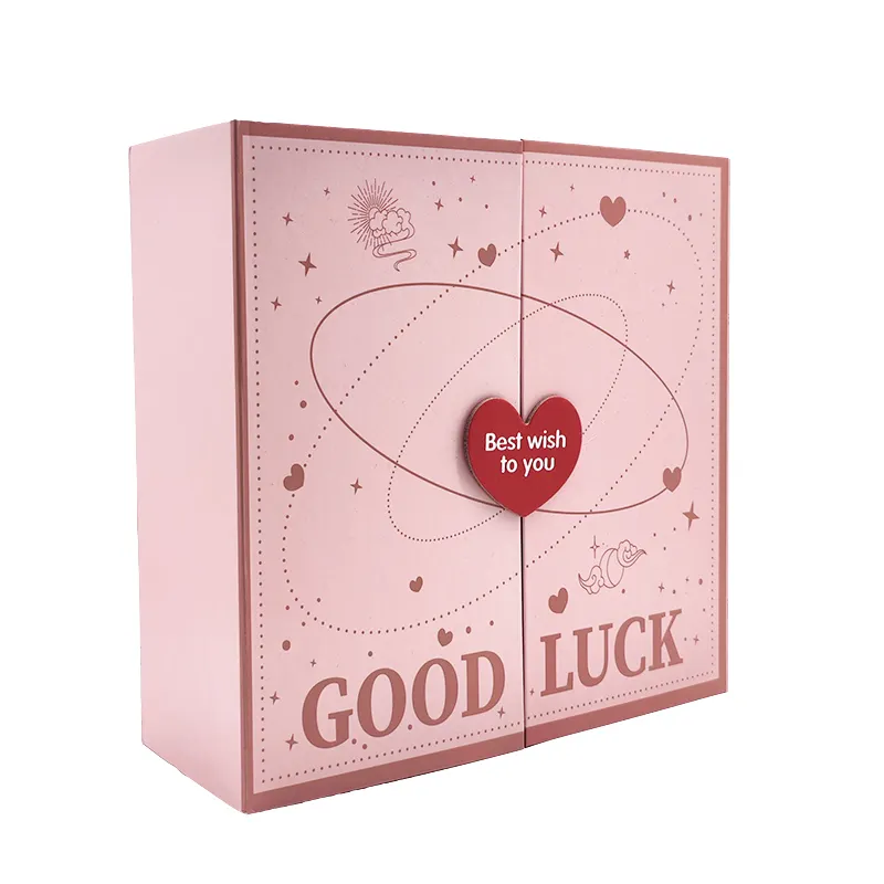 Luxury Wholesale Design Corporate Valentine Mothers Bridesmaid Perfume Pink Magnetic Gift Box Packaging For Sale Present