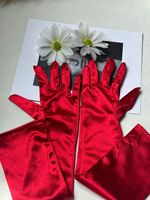 Ensemble de lingerie en satin rouge de luxe, 3 pièces, soutien-gorge et string à nœud sur le devant, avec longues manches pour femmes, lingerie intime sexy