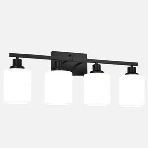 Minimalist Iron <b>Led</b> <b>Mirror</b> Lamp 4 Heads Surface Mounted Bathroom <b>Vanity</b> Lighting - Product Image 2