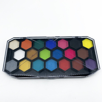 Palette de peinture pour le visage et le corps professionnelle O 20 couleurs - Peinture pour le visage non toxique à base d'eau certifiée EN71 pour Halloween Cosplay
