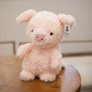 Juguetes de Peluche Suaves de 20 cm, Animales de Peluche Kawaii, <span class=keywords><strong>Mini</strong></span> Peluches Personalizados de Conejo, Cerdo y Oveja, Juguetes Unisex para Bebés, Regalos de Peluche de Navidad - Product Image 4