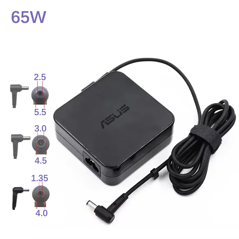 Carregador/Adaptador de fonte de alimentação para Laptop 19V 3.42A 65W 5.5*2.5MM 4.5*3.0MM 4.0*1.35MM para ASUS X450 X550 S200E UX300 Pro0551