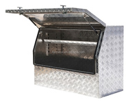 Boîte à outils en aluminium pour camions, boîte à outils, avec portes ouvertes latérales, boîte à outils, remorque armoire complète pour voitures, 12 pièces