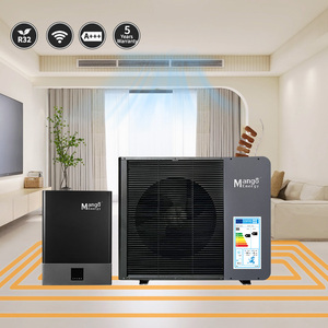 OEM R32 9kw Split Heat Pump EVI Heating Cooling Hot Water Air Source <b>Heaters</b> for Household R32 Dc Split Heat Pump - Product Image 1