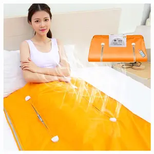 2024 Hot selling Far Infrared Lymph Drainage Body Slimming Sauna Blanket For Weight Loss Heating Spa Machine For Health