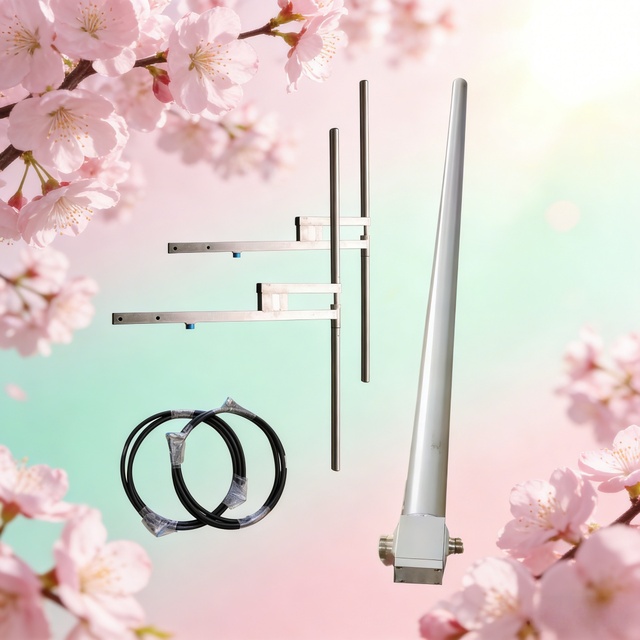 2 - Bay FM Dipole Antenna Pole Version, High Gain FM Transmitter Antenna for FM Broadcasting Station