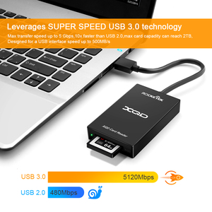 USB 3.0 Tout-en-1 <span class=keywords><strong>M</strong></span>émoire externe Lecteur de carte XQD Vitesse rapide pour <span class=keywords><strong>Sony</strong></span> G/<span class=keywords><strong>M</strong></span> Series Compatible avec tous les appareils de type a - Product Image 3