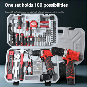 ชุดสว่านไร้สาย 12V 165 ชิ้น พร้อมกล่องพลาสติกสำหรับใช้ในบ้าน - Product Image 5