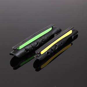 Soporte de pared para cañas de pescar con clip para cables, material ABS desmontable, para almacenamiento de aparejos de pesca, color negro. - Product Image 2