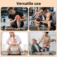 Ceinture de thérapie par lumière rouge 630-850nm pour la relaxation musculaire, thérapie profonde, compression chaude des articulations de la hanche, massage par vibration, avec logo personnalisé