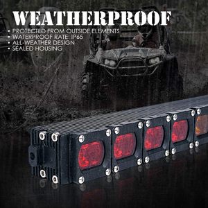 Barra de luz LED de persecución para ATV UTV con función de luz inversa de freno giratorio, barra de luz trasera de persecución para camioneta todoterreno, cámara de recogida <span class=keywords><strong>Am</strong></span> - Product Image 2