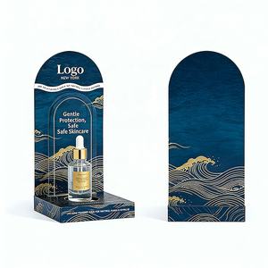 Support d'affichage personnalisé de luxe pour élixirs de soin de la peau, présentoir en acrylique pour sérums cosmétiques, présentoir pour parfums - Product Image 5