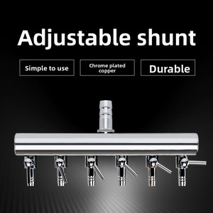 Distributeur d'<span class=keywords><strong>oxygène</strong></span> pour <span class=keywords><strong>aquarium</strong></span>, accessoires durables, valve de réglage du volume d'air rectangulaire, tube oxygénateur, répartiteur - Product Image 2