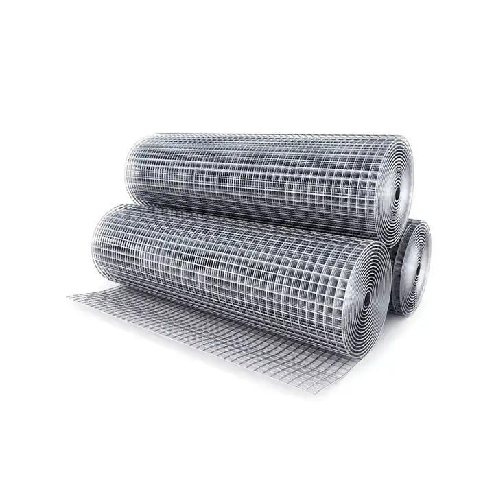 Direct Wholesale Great Standard 8 Gauge 2X2 Inch Wire Mesh Rust Proof Hot Dip Galvanized Welded Wire Mesh Roll For Fence