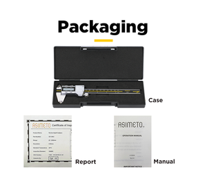 Calibre numérique de voyage grand format Asimeto 0-40 (1000 mm) Précision ±0,003 pour plaques et poutres en acier surdimensionnées - Product Image 6