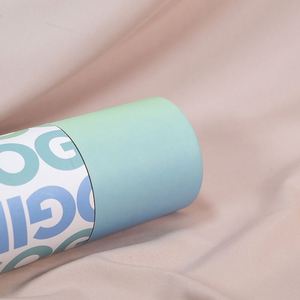 Custom Logo Biodegradable Kraft Round Cylinder Paper Tube Compostable Underwear Tube Packaging - Product Image 6