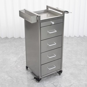 Chariot et armoire à outils multifonctionnels en acier inoxydable Supreme pour salons de coiffure et studios de coiffure Chine - Product Image 2