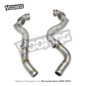 Tubo de bajada recto de <span class=keywords><strong>escape</strong></span> automático para mercedes-benz AMG GT63/GT63S 4,0 T 2019-2023, sistema de <span class=keywords><strong>escape</strong></span> de tubo de flujo <span class=keywords><strong>libre</strong></span> SUS304 - Product Image 5