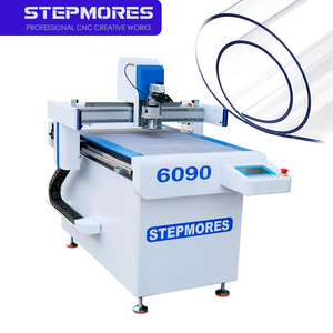 Automatische tangentiële mes CNC-snijmachine met PLC-besturing, servomotor en vacuümtafel voor het snijden van leer, rubber en schuim (6090) - Product Image 3