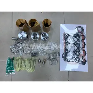 KIT DE FORRO DE CILINDRO DE MOTOR 3LD1 CON KIT COMPLETO DE JUNTAS JUEGO DE RODAMIENTOS DE MOTOR VÁLVULAS AJUSTES PARA PIEZAS DE MOTOR ISUZU