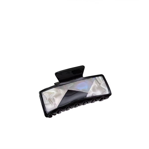 กิ๊บติดผมทำมือจากกรดอะซิติก สีเข้ากัน กิ๊บหนีบผมทรงสี่เหลี่ยม ดีไซน์หรูหรา สไตล์เรโทร - Product Image 5